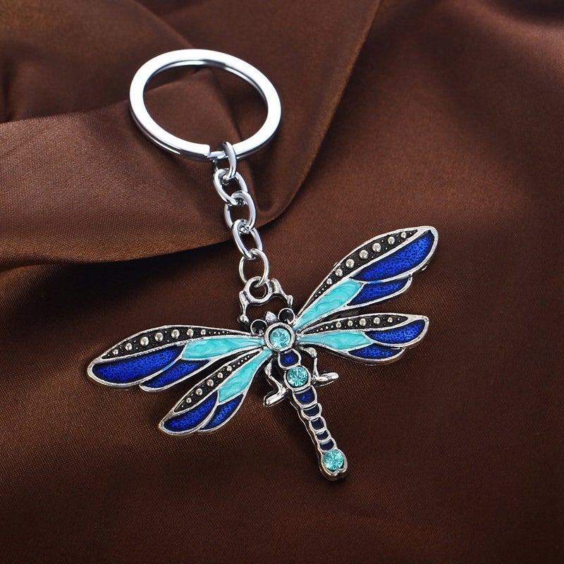 Tvoip Dragonfly Charm Keychain Jewellery (Blue) - Image 3